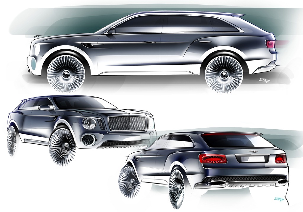 Bentley-SUV-sketches