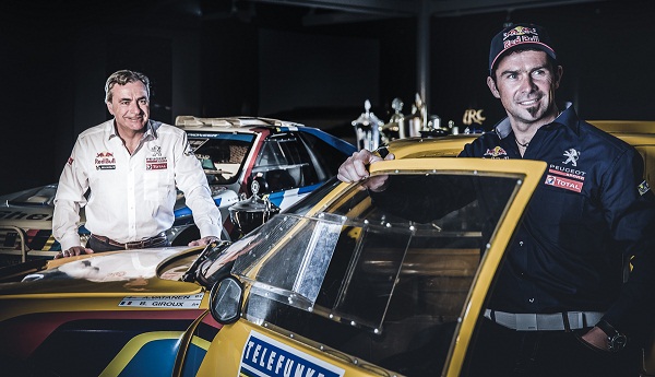 A equipe Peugeot  terá Carlos Sainz e Cyril Despres