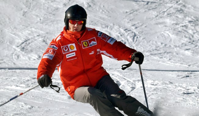 Esquiar era uma alegria para Schumy