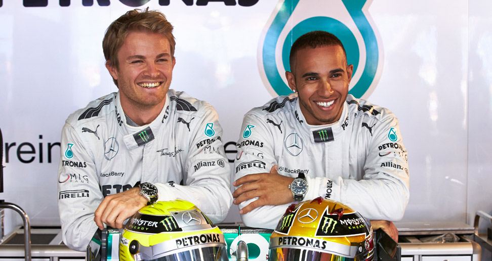 Azedou de vez o relacionamento entre Rosberg e Hamilton