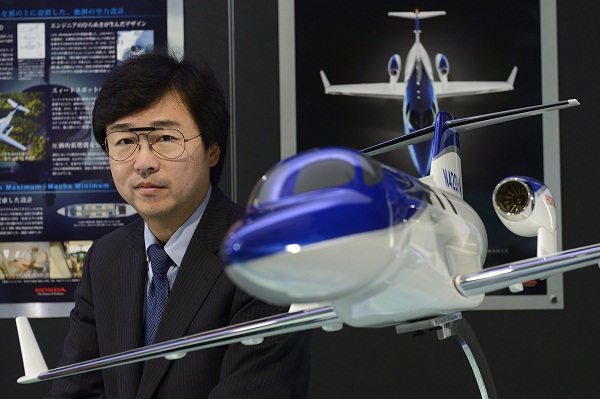 O CEO da Honda Aircraft Company, Michimasa Fujino.