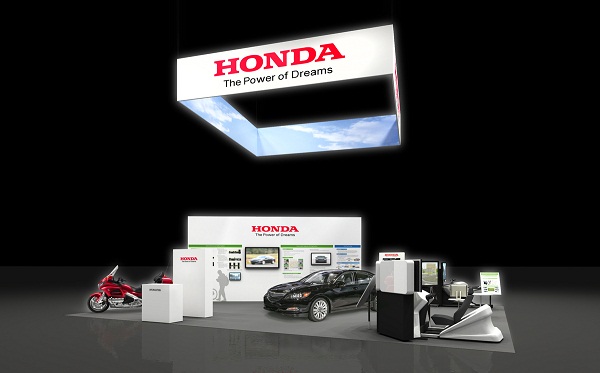 Honda's booth at the 2014 ITS World Congress