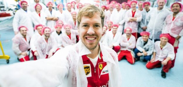 Vettel, como Schumy, outro alemão na Ferrari 