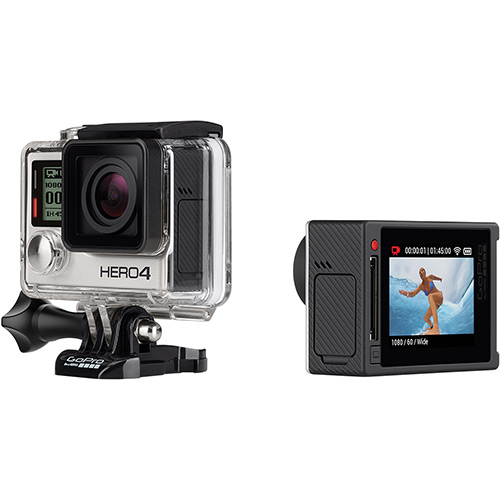Câmera Digital GoPro Hero 4 Silver Adventure 12MP com WiFi Bluetooth e Gravação 4K - R$ 2199,00